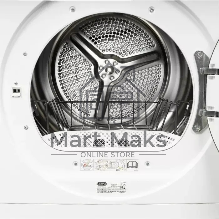 Сушильная машина DeLonghi DTD 8105 C FABIO белый, 8 кг, сушка - конденсационная, программ - 15, 59.6 x 84.5 x 56.3 см