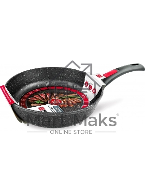 Сковорода НМП Литая L18026i, 26 см серый