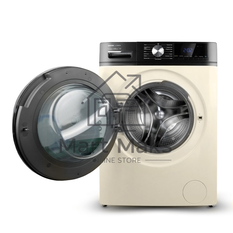Стиральная машина Centek CT-1959 бежевый, загрузка фронтальная 8 кг, 1400 об/мин., класс: А+++