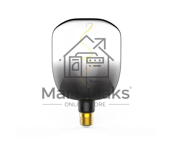 Лампа светодиодная Gauss Filament V140 5W 200lm 1800К Е27 black-clear flexible LED