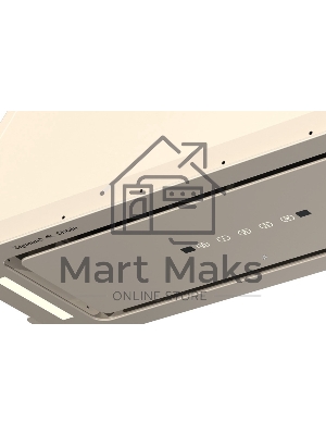 Вытяжка встраиваемая Zigmund & Shtain K 014.7 X бежевый, 72 см, 1100 куб. м/ч, 62 дБ