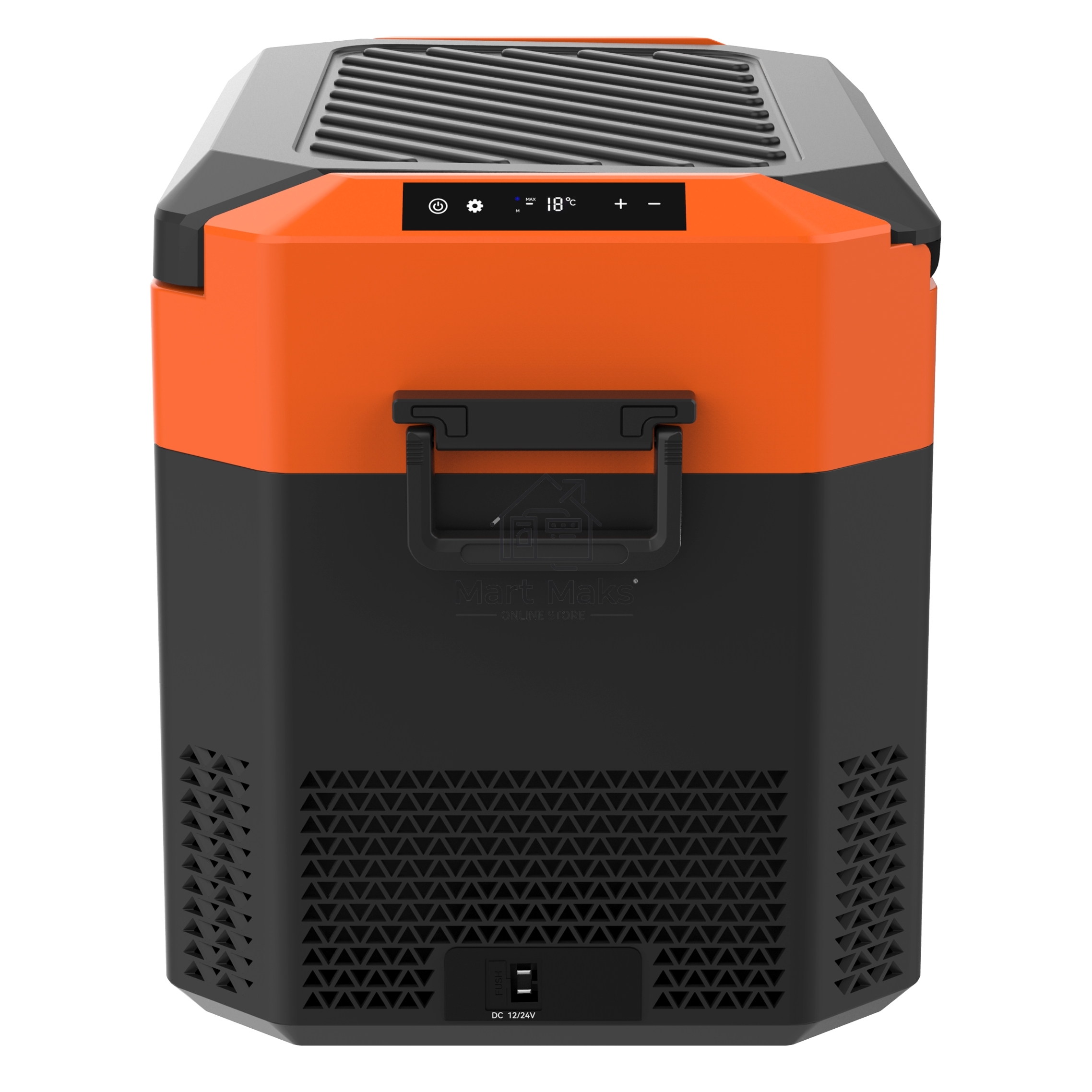 Холодильник автомобильный Бирюса НС-30P7 оранжево-черный