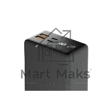 Внешний аккумулятор OLMIO QX-30, 30000mAh, 22.5W, QuickCharge3.0/PowerDelivery, LCD, графитовый