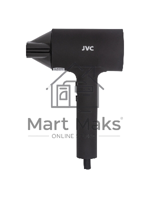 Фен JVC JHD011 черный, 1600 Вт