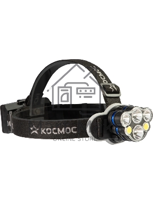 Фонарь налобный аккумуляторный КОСМОС KOC852Lit черный