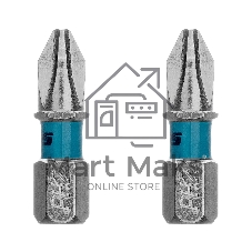 Бита Gross PH2х25мм, сталь S2, шестигр., 2 шт.