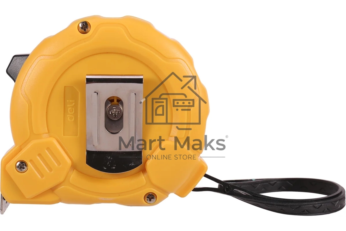 Рулетка Deli DL9025B 5м*25мм Метрическая. Корпус ударопрочный.