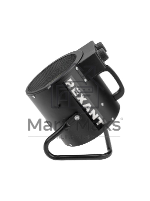 Пушка тепловая электрическая Rexant 60-0038 круглая, регулировка угла наклона, ТЭН, 2кВт