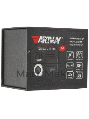 Видеорегистратор с радар-детектором Artway MD-105 черный