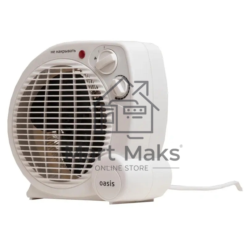 Тепловентилятор Oasis SG-20R (F) белый, 2000 Вт, 20 м2