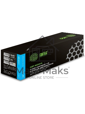 Картридж лазерный Cactus CSP-W2031X голубой (6000 стр.) для HP LJ M454/MFP M479