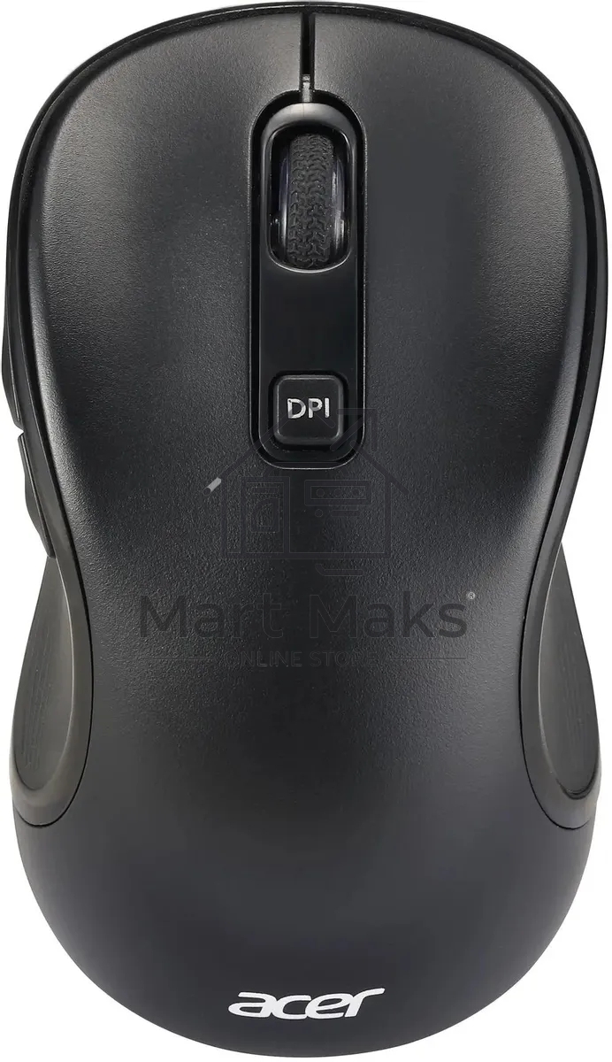 Мышь беспроводная Acer OMR303 черный, 1600 dpi, радиоканал, USB, кнопки - 6