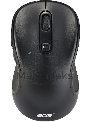 Мышь беспроводная Acer OMR303 черный, 1600 dpi, радиоканал, USB, кнопки - 6