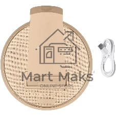 Портативная колонка BBK BTA1110 золотистый 10W 2.0 BT 10м 1800mAh