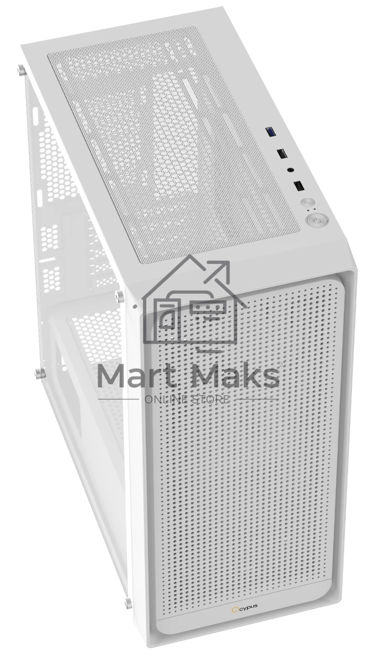 Компьютерный корпус Ocypus Gamma C50 без БП белый (Gamma-C50-WHG000XX-GL)