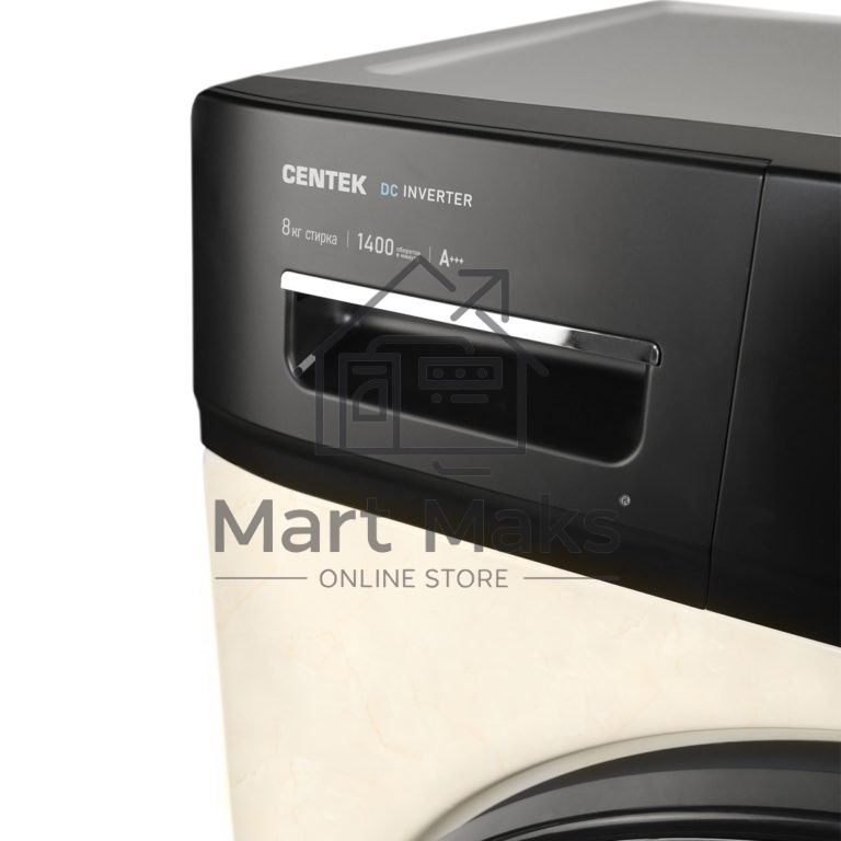 Стиральная машина Centek CT-1959 бежевый, загрузка фронтальная 8 кг, 1400 об/мин., класс: А+++