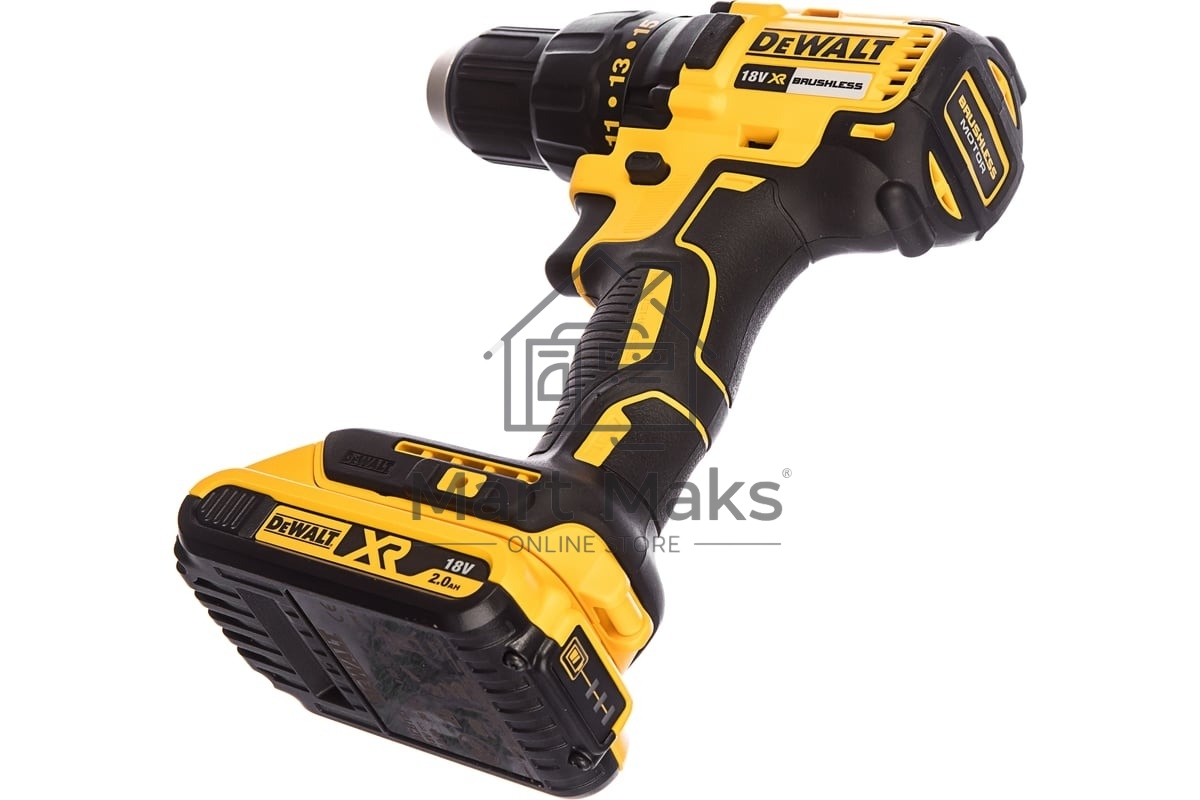 Аккумуляторная безударная бесщеточная дрель - шуруповерт XR DEWALT DCD777D2T-QW