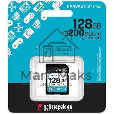 Флеш карта SDXC 128Gb Kingston SDG4/128Gb Canvas Go! Plus w/o adapter