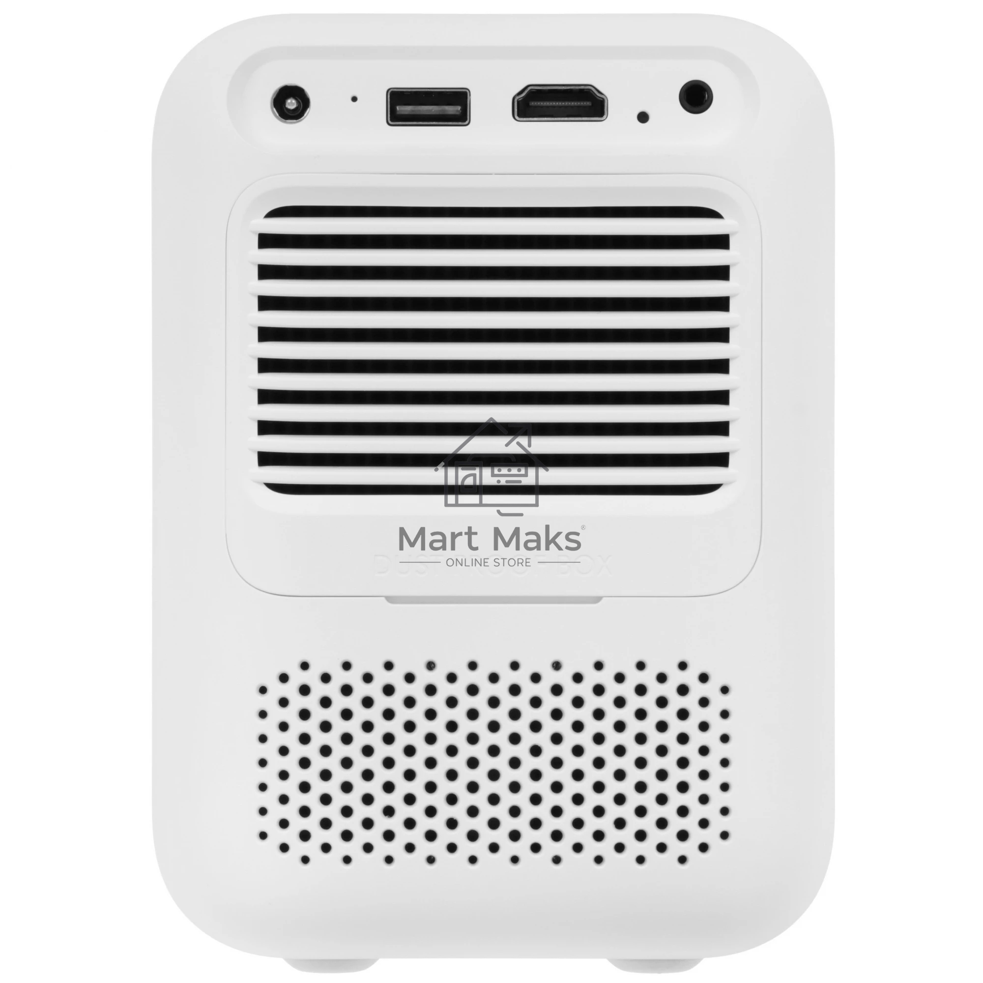 Проектор Wanbo Projector Dali 1 белый (LCD, 1280x720, 350Lm, 1.1:1, 1500:1, Smart TV, Android 9.0, 1+8GB, HDMI, USB, Wi-Fi, BT) (6970885350542)