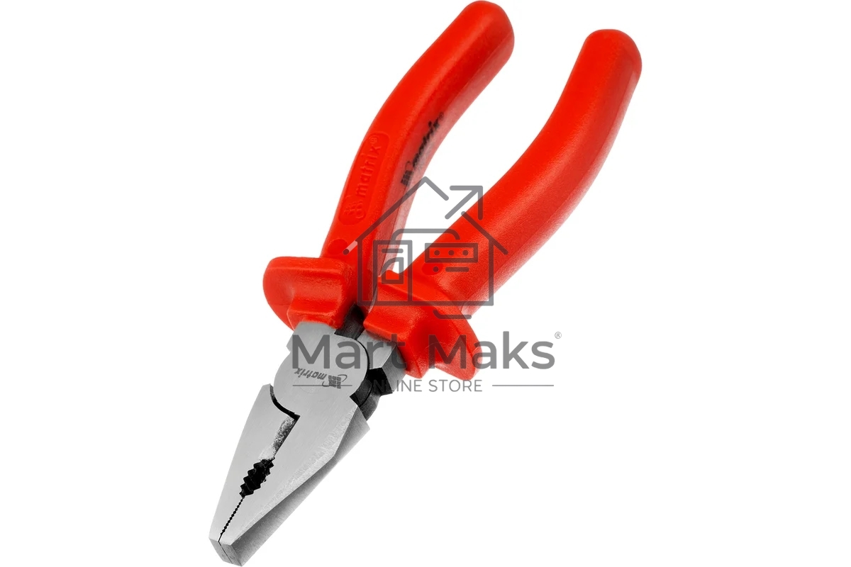 Плоскогубцы Matrix Econom 160 мм, шлифованные, пластмассовые рукоятки