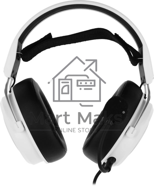 Гарнитура проводная с микрофоном A4Tech Bloody G535 белый/черный 2м мониторные USB оголовье (G535 (BLACK+WHITE) USB)