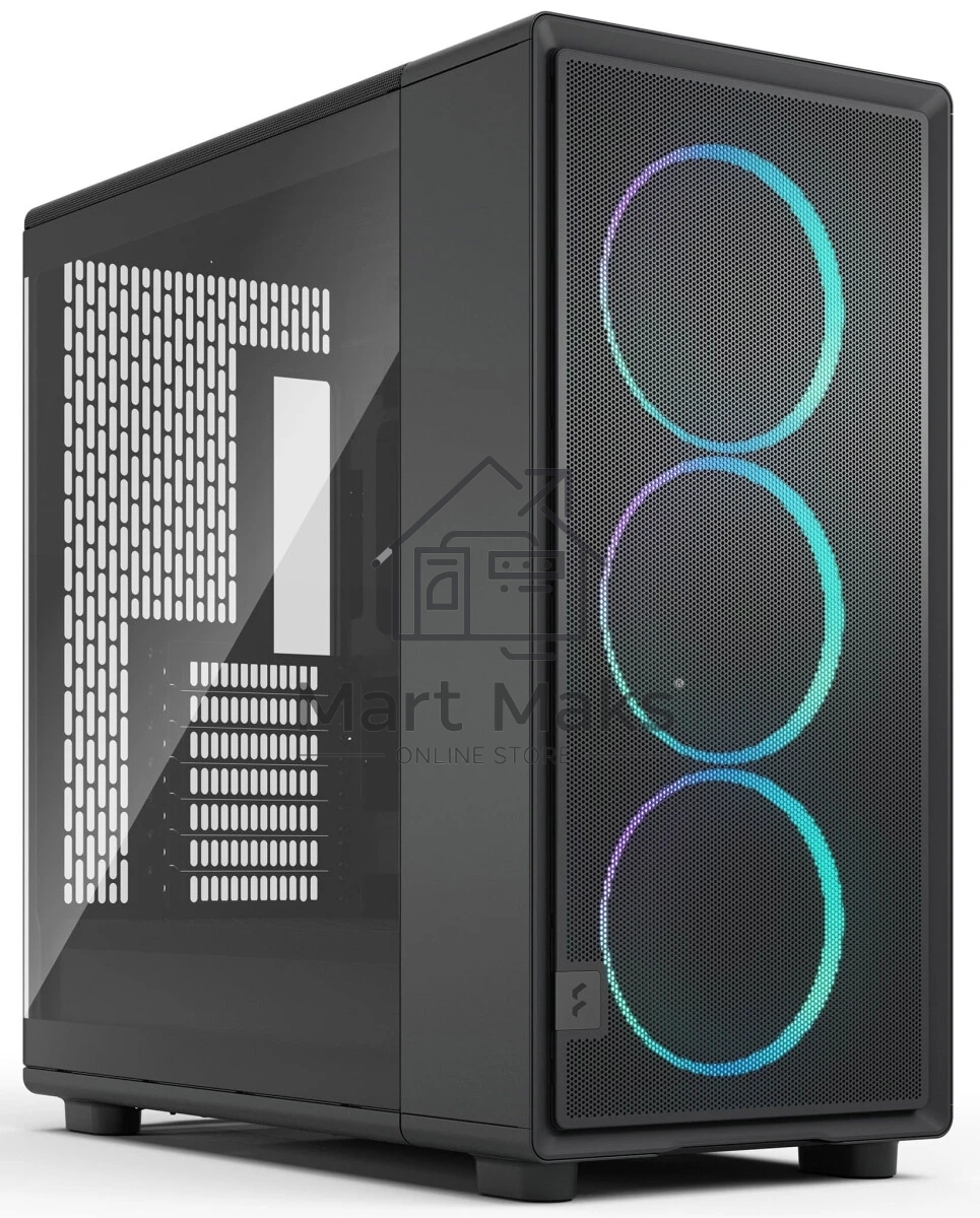 Корпус Fractal Design Epoch XL Black TG RGB Light Tint, Full-Tower, чёрный, 3 x 140 мм