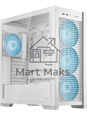 Компьютерный корпус ASUS TUF GAMING GT302 TG ARGb белый/GT302/ARGb FANS/WHT (90DC00I3-B19000)