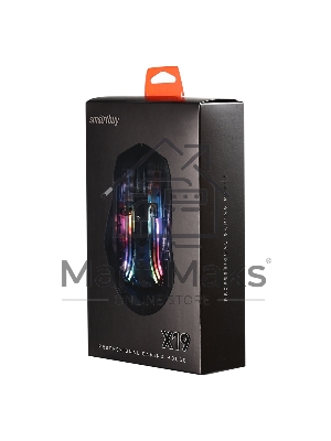 Мышь проводная игровая SMARTBUY (SBM-749G-G) RUSH X19 серый