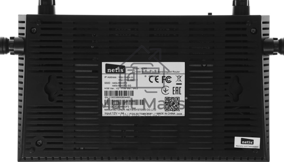 Беспроводной роутер NETIS Mesh IEEE 802.3 IEEE 802.11a IEEE 802.11 b/g IEEE 802.11n IEEE 802.11ac IEEE 802.11ax Наличие USB 3.0 4x10/100/1000M DHCP Количество антенн 4 NC65