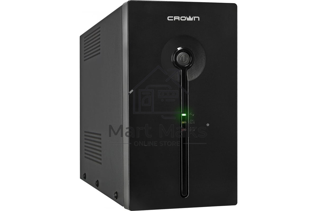 Источник бесперебойного питания Crown CMU-SP800EURO/800 ВА/450 Вт/1 х IEC 320 C13 (компьютерная), 3 х CEE 7 (евророзетка)