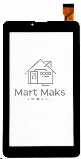 Сенсорное стекло (тачскрин) XN1176V6, черное