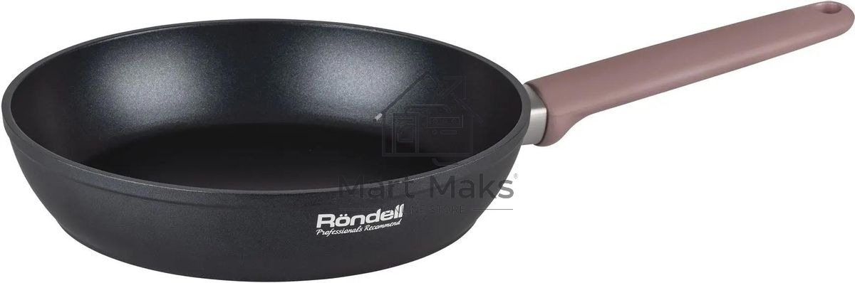 Сковорода Rondell Bueno RDA-1583, 24см, без крышки, черный