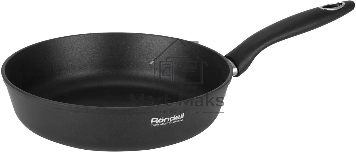 Сковорода Rondell Forte RDA-1648, 20см, без крышки, черный