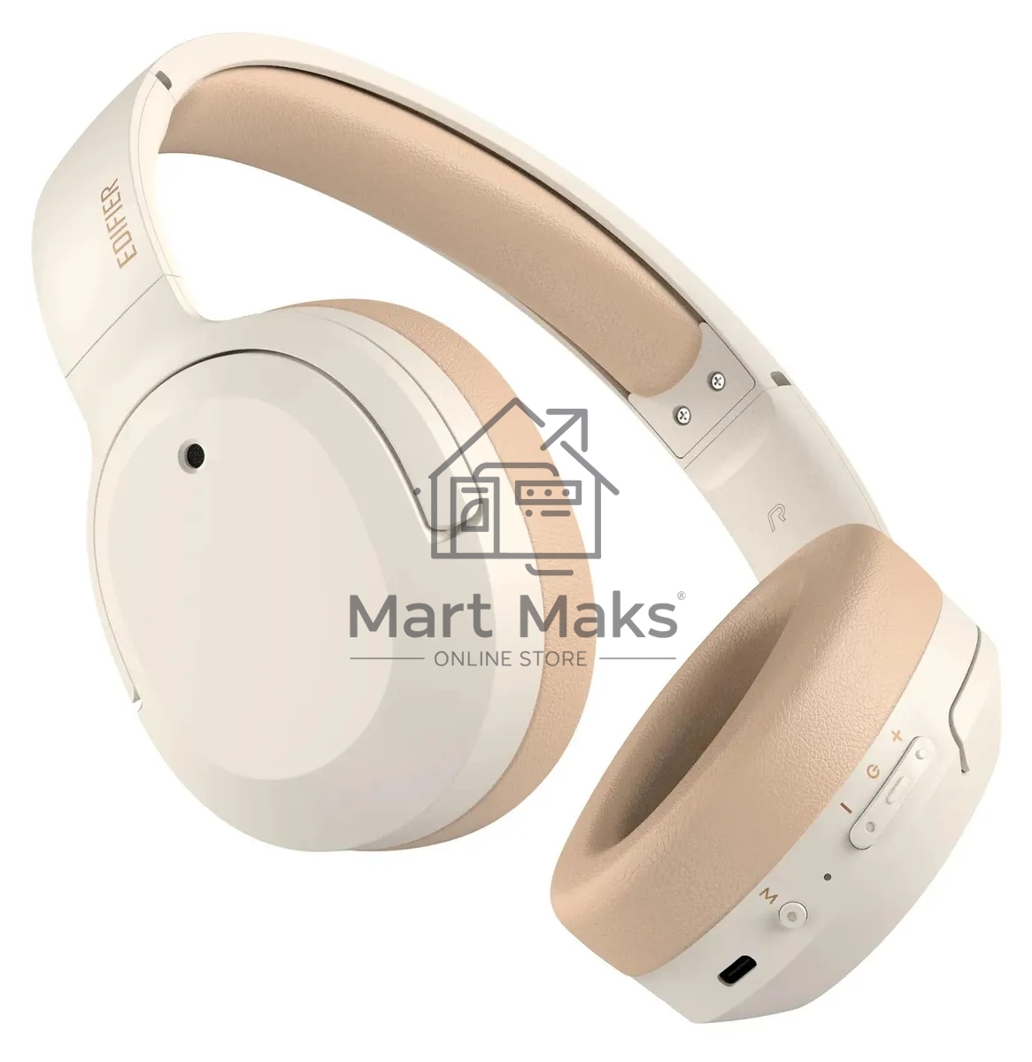 Гарнитура мониторные Edifier W820NB Plus слоновая кость беспроводные bluetooth оголовье