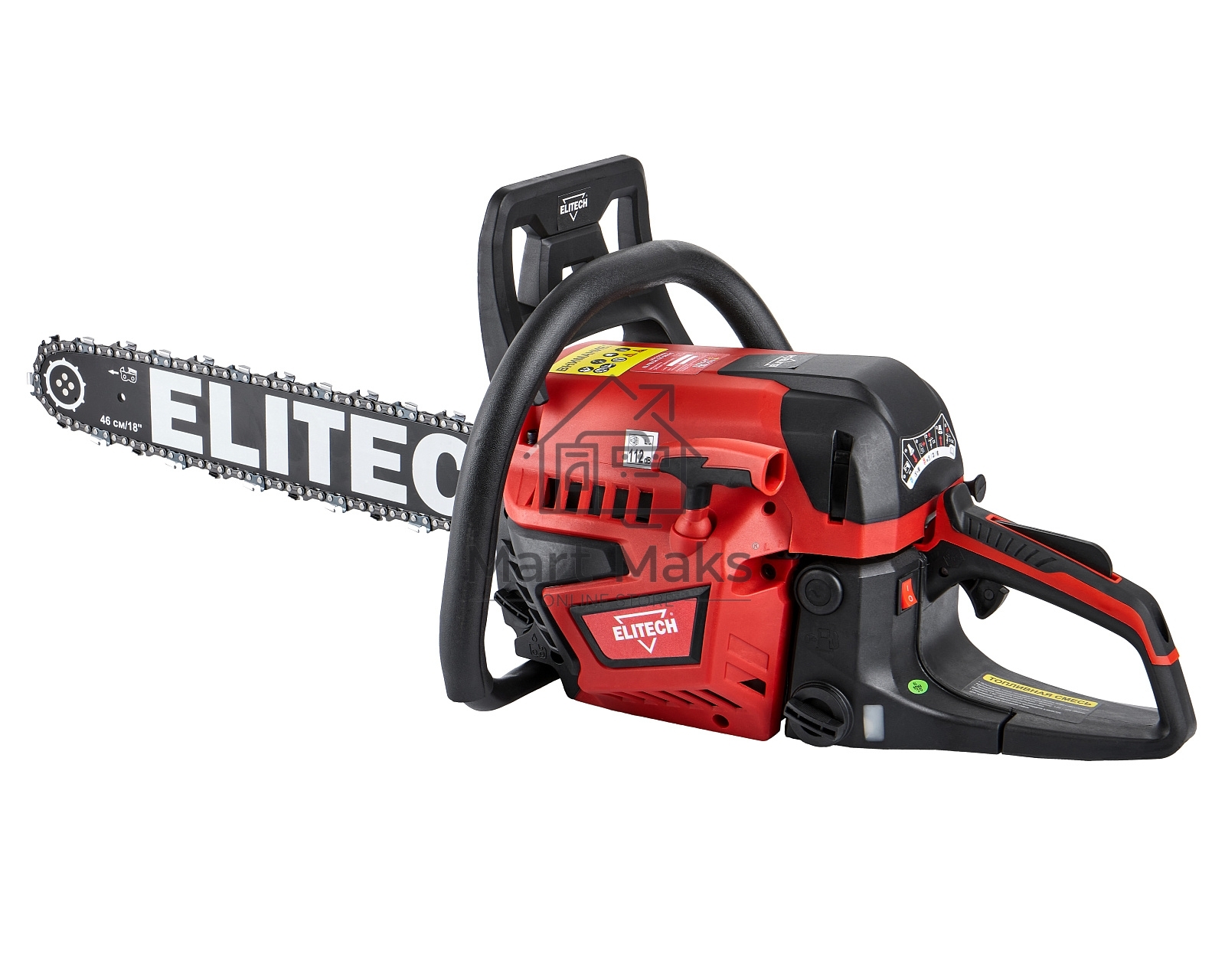Бензопила Elitech ПБ 5833C (E1611.012.00) 2400Вт 3.3л.с. дл.шины:18