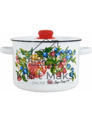 Кастрюля Appetite 1с15с/1 Конфитюр с крышкой, эмалированная сталь 1,5 л