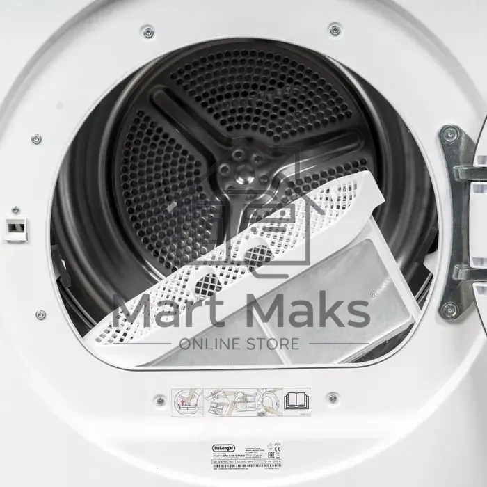 Сушильная машина DeLonghi DTD 8105 C FABIO белый, 8 кг, сушка - конденсационная, программ - 15, 59.6 x 84.5 x 56.3 см