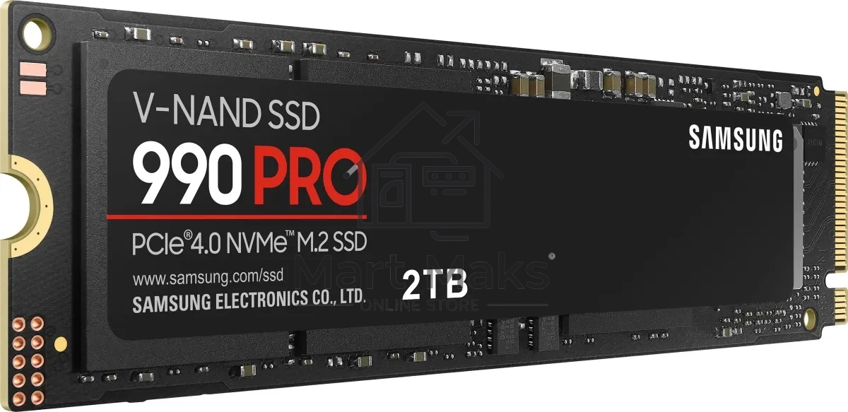 Накопитель SSD  Samsung 2TB  M.2 2280 990 PRO MZ-V9P2T0B/AM