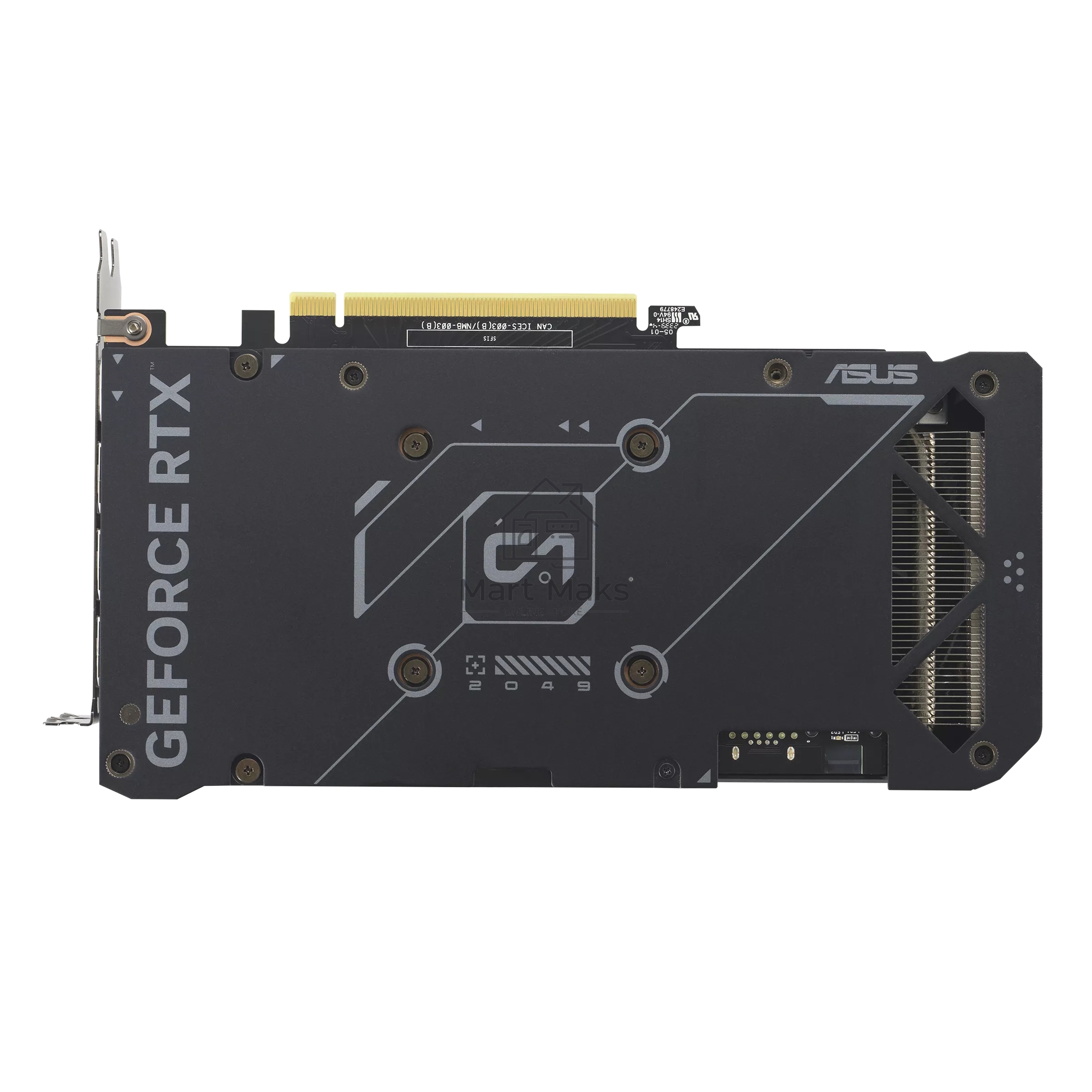 Видеокарта Asus DUAL-RTX4060TI-O8G-EVO NVIDIA GeForce RTX 4060TI 8Gb PCI-E 4.0 128bit GDDR6 2565/18000 HDMIx1 DPx3 HDCP Ret