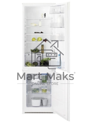 Встраиваемый холодильник Electrolux RNT2LF18S (без No Frost, электронное управление, класс A+, полезный объем: 272 л (195 + 72 л), 54x54.9x177.9 см, белый)