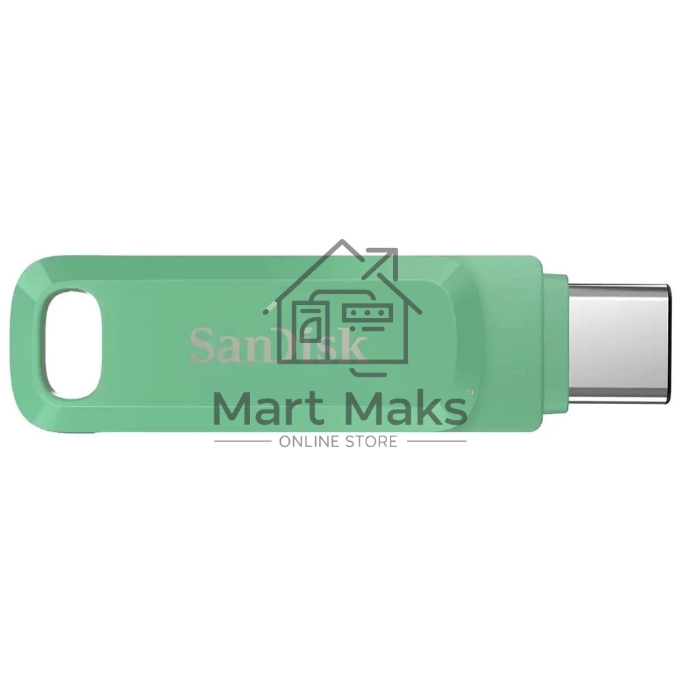 Флешка USB R/W SanDisk SDDDC3 128Gb, USB3.1 Type-C, зеленая
