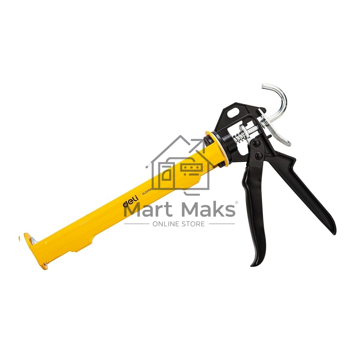 Пистолет для герметика Deli DL2370A Размер: 10 дюймов/250 мм. Сталь А3 + алюминий.