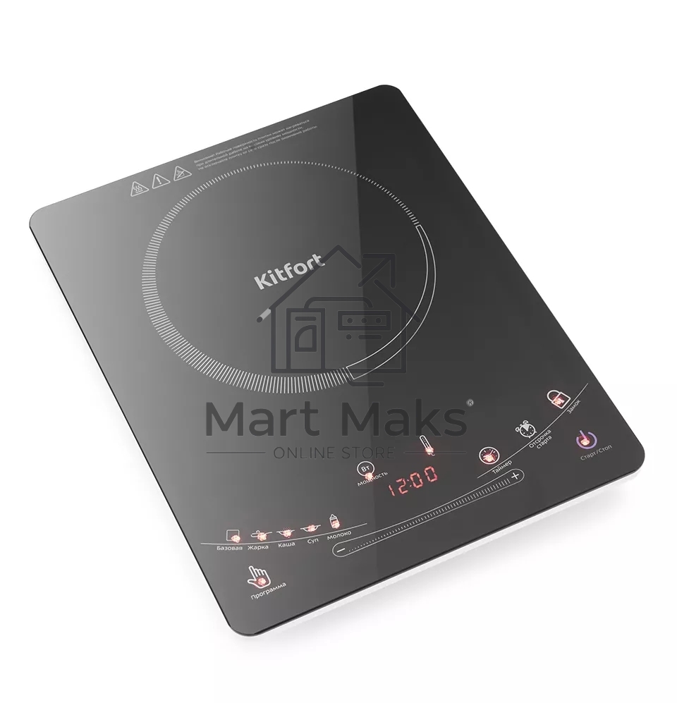 Плита настольная электрическая Kitfort КТ-106 черный