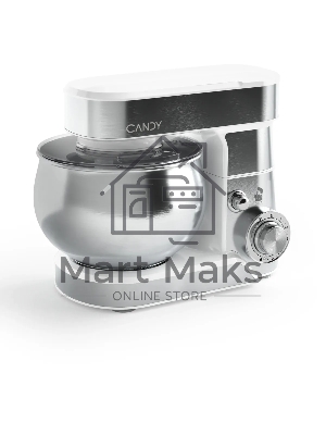 Миксер планетарный Candy CM-501 900Вт серебристый/белый