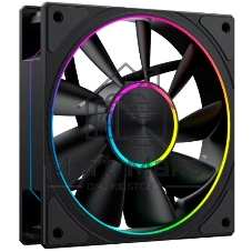 Вентилятор для корпуса Eurocase EU-FN120ARGB2002_8+18 BL YF12023 Black,120 ARGB fan 3pin+AURA 5V3pin female and male connector with brown box,3pcs in