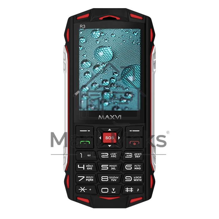 Мобильный телефон Maxvi R3 red
