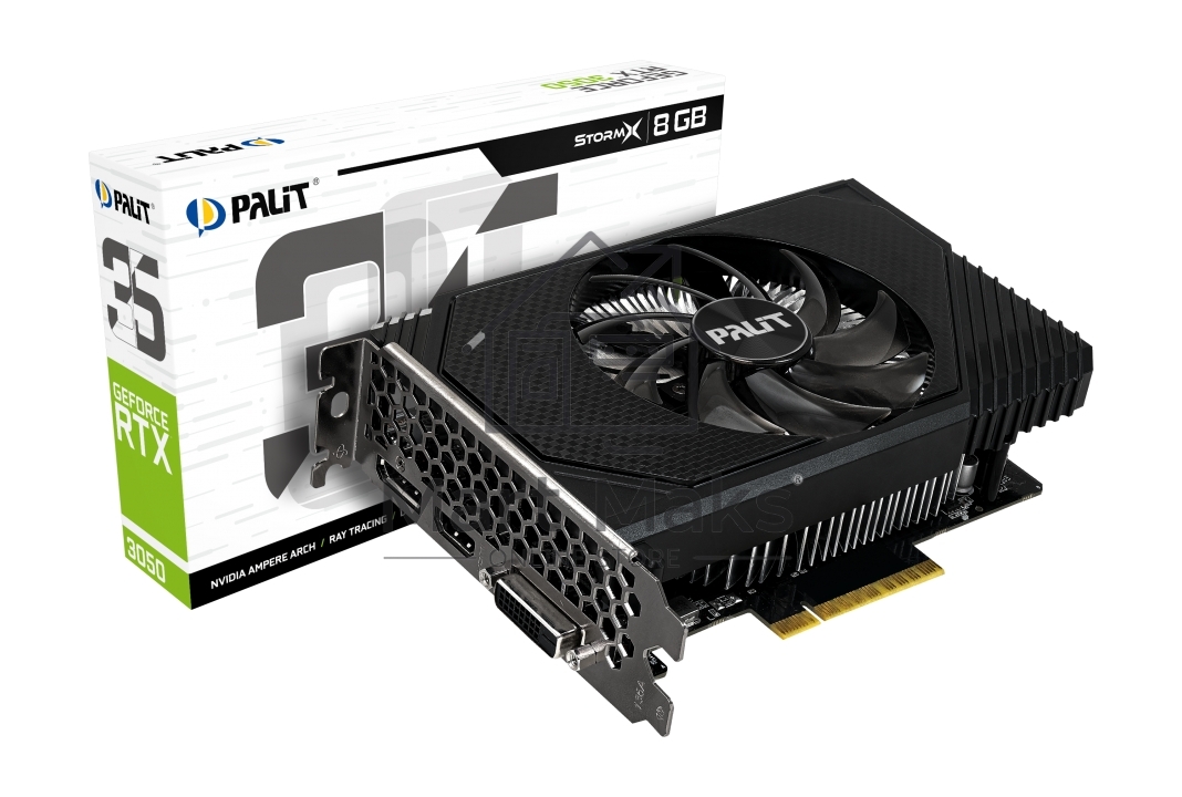 Видеокарта PALIT PA-RTX3050 STORMX 8GB V1 PCIE16 RTX3050 8GB