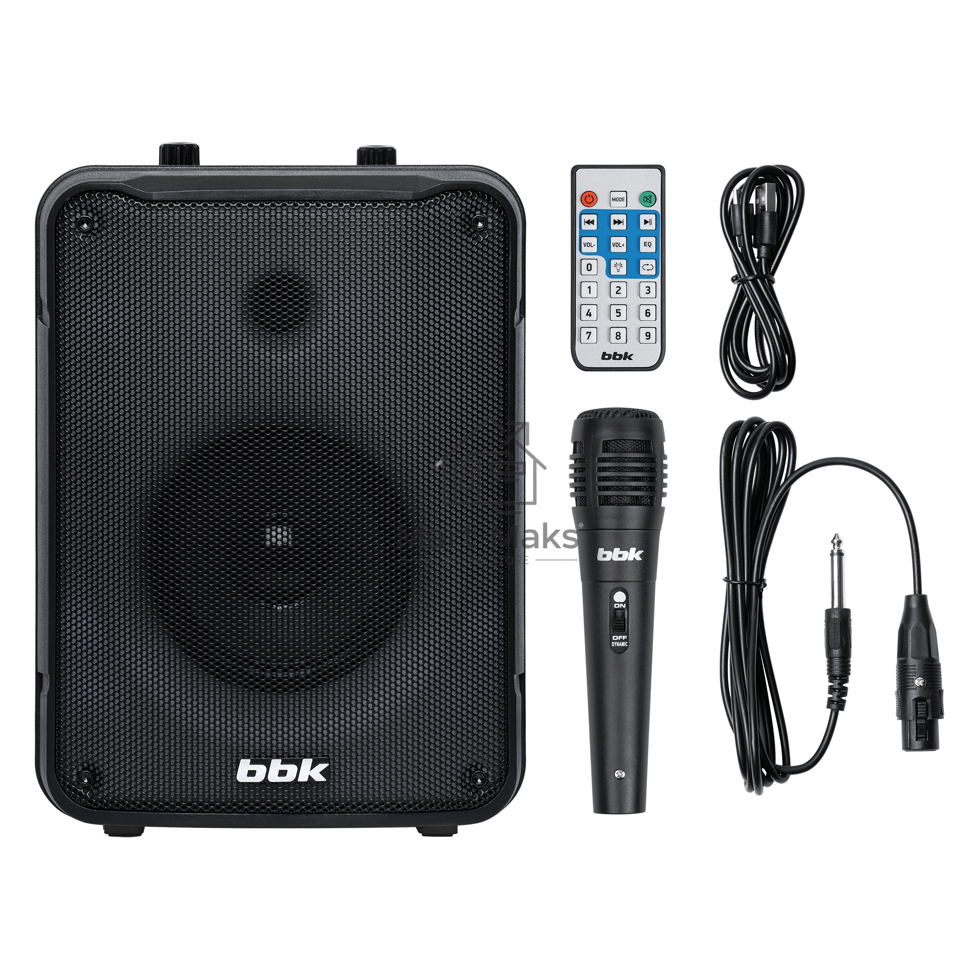 Портативная колонка BBK BTA3010 1.0 черный 10Вт