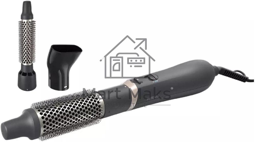 Фен-щетка Philips BHA301/00 800Вт черный