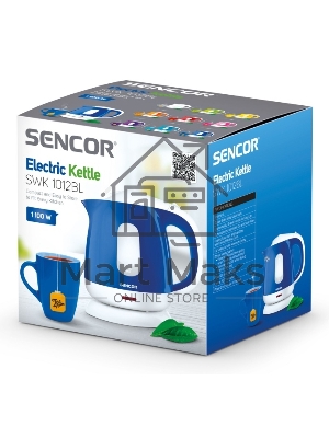 Чайник электрический Sencor SWK 1012BL 1 л, 1100 Вт, синий